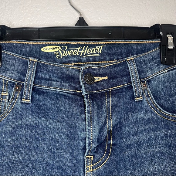 Old Navy The Sweetheart Women’s Size 6 Short Stretch Blue Denim Jeans - Picture 4 of 9